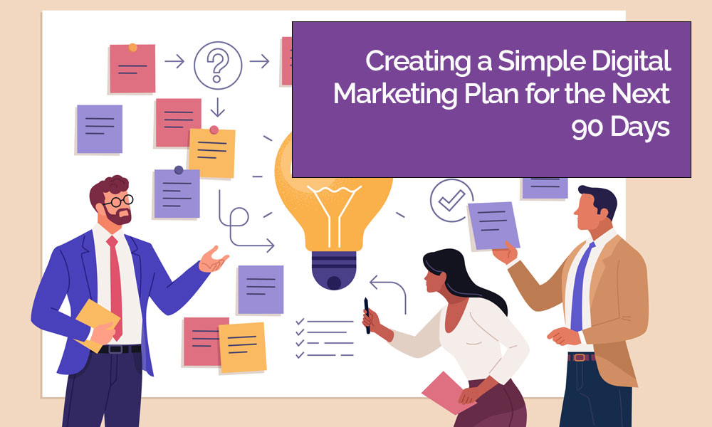Marketing Agency Creating a Simple Digital Marketing Plan for the Next 90 Days Blog Image